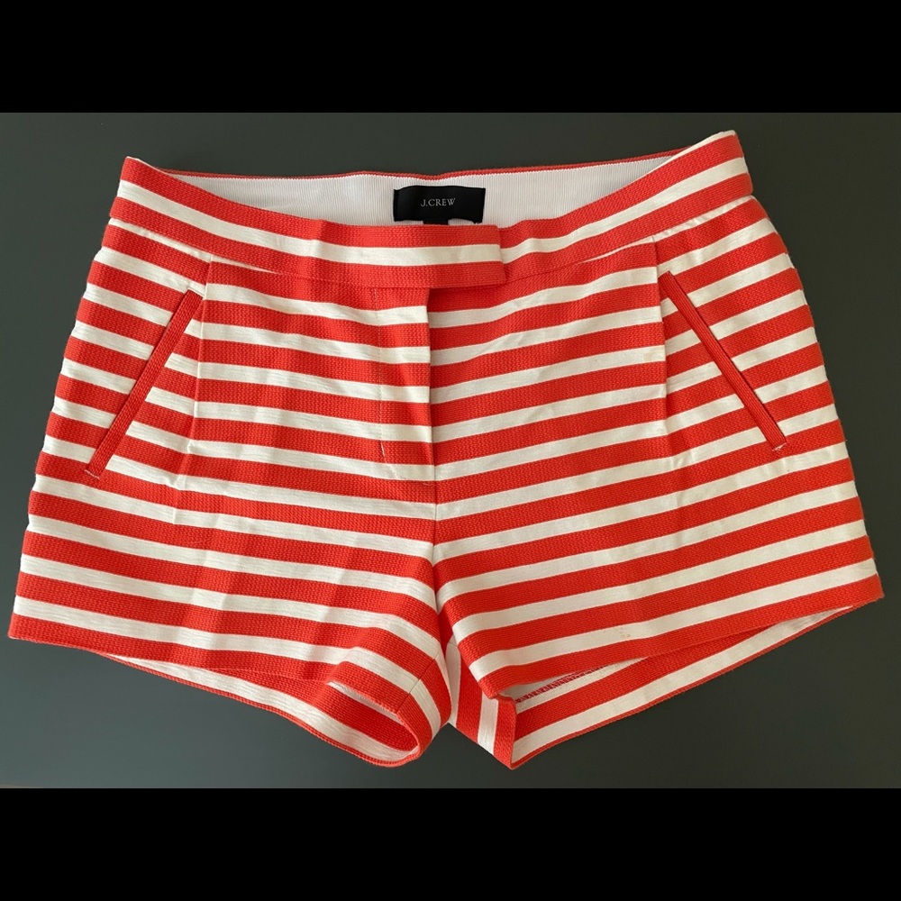 ❌SOLD❌ J. Crew Striped Dress Shorts 🧡